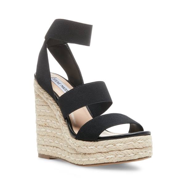 Sandały Damskie Steve Madden Shimmy Czarne | SM-730VT