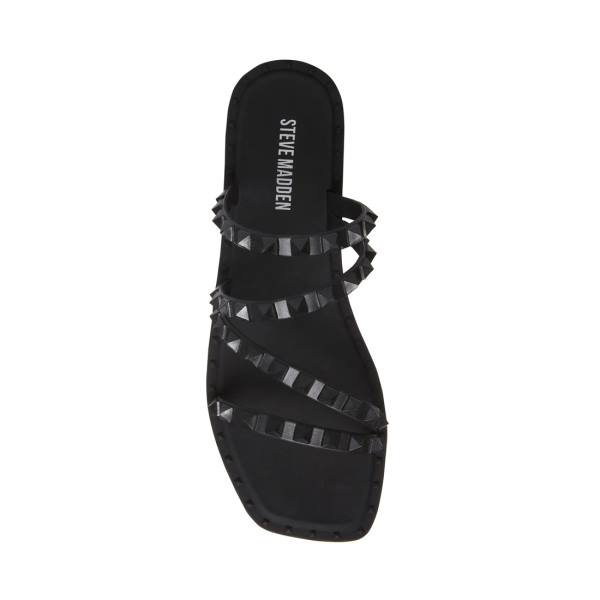 Sandały Damskie Steve Madden Skyler-j Czarne | SM-385MQ