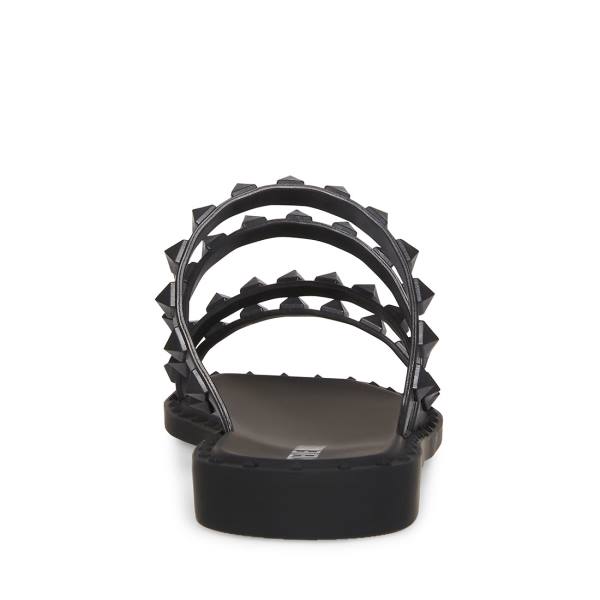 Sandały Damskie Steve Madden Skyler-j Czarne | SM-385MQ