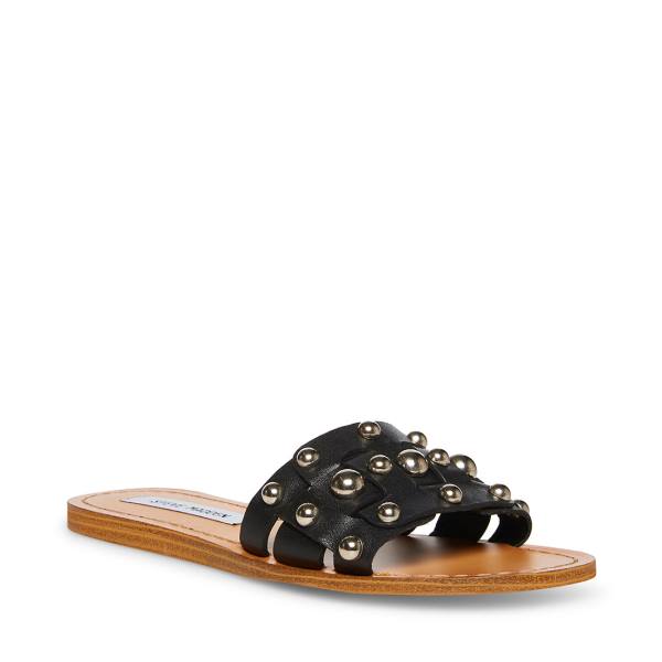 Sandały Damskie Steve Madden Tanya Czarne Kolorowe | SM-237VG