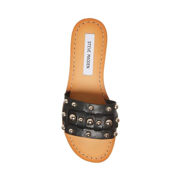 Sandały Damskie Steve Madden Tanya Czarne Kolorowe | SM-237VG