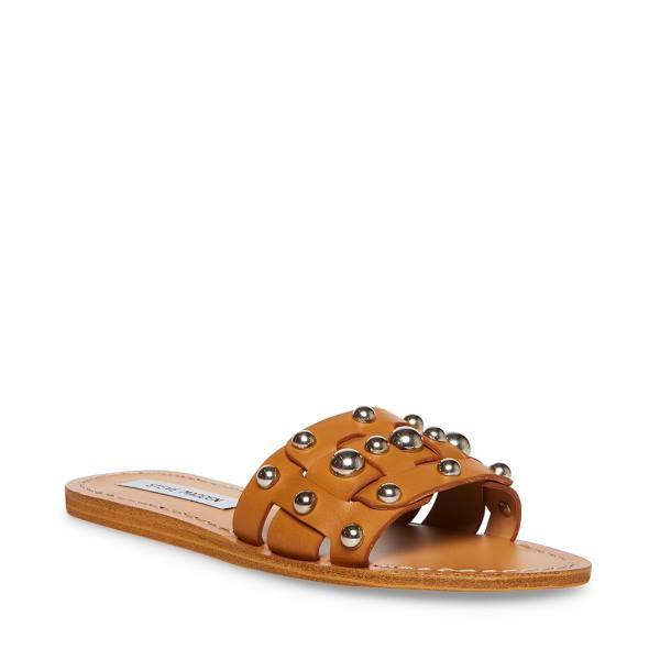 Sandały Damskie Steve Madden Tanya Tan Brązowe Kolorowe | SM-859IL