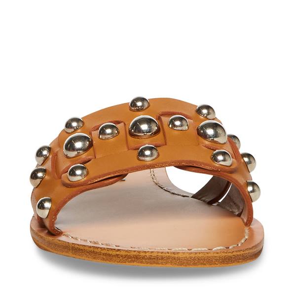 Sandały Damskie Steve Madden Tanya Tan Brązowe Kolorowe | SM-859IL