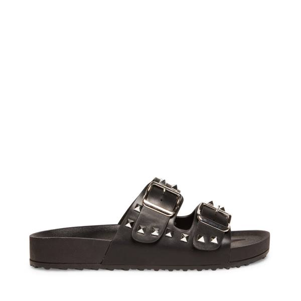 Sandały Damskie Steve Madden Teddy-p Czarne | SM-126DM