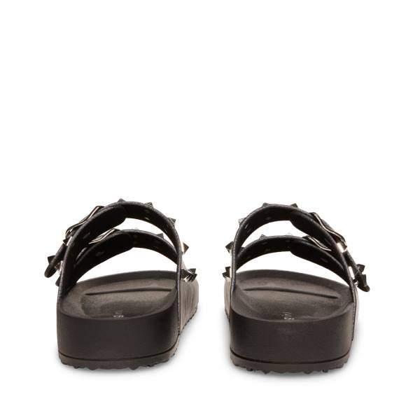 Sandały Damskie Steve Madden Teddy-p Czarne | SM-126DM