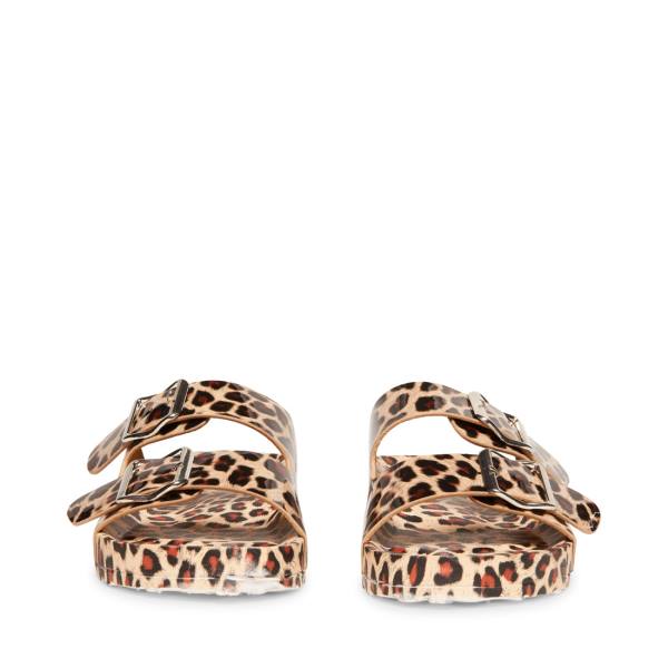 Sandały Damskie Steve Madden Teddy-t Leopard Panterka | SM-938DE