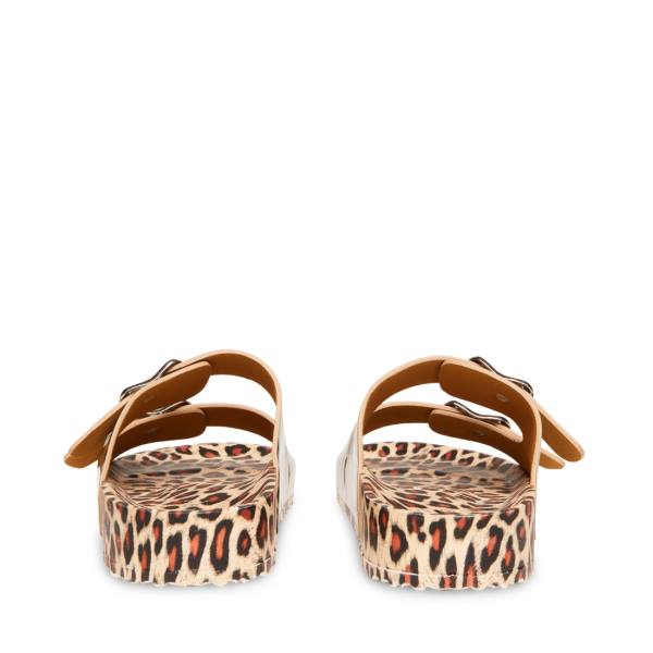 Sandały Damskie Steve Madden Teddy-t Leopard Panterka | SM-938DE