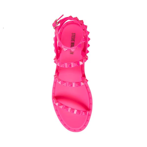 Sandały Damskie Steve Madden Travel-j Różowe | SM-689VK
