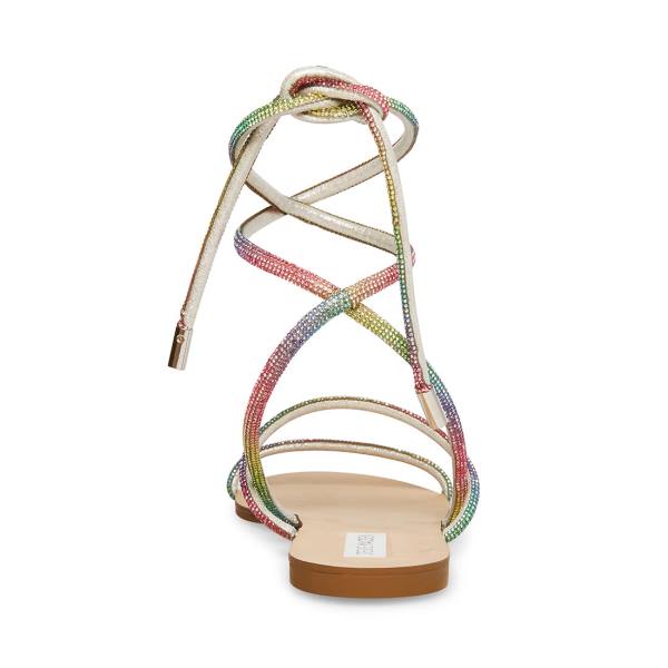 Sandały Damskie Steve Madden Twirl-r Rainbow Kolorowe | SM-148JK