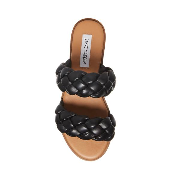 Sandały Damskie Steve Madden Zeren Czarne | SM-642QC