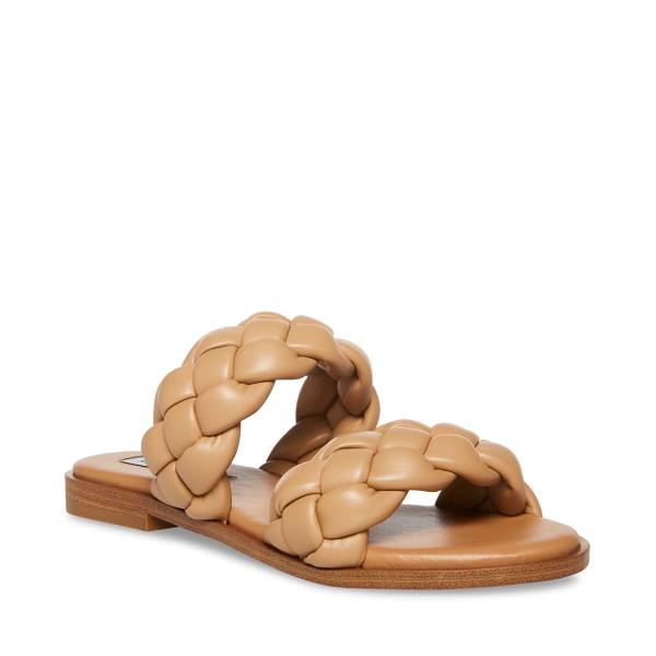 Sandały Damskie Steve Madden Zeren Tan Brązowe | SM-408AE