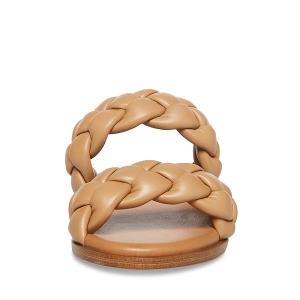 Sandały Damskie Steve Madden Zeren Tan Brązowe | SM-408AE