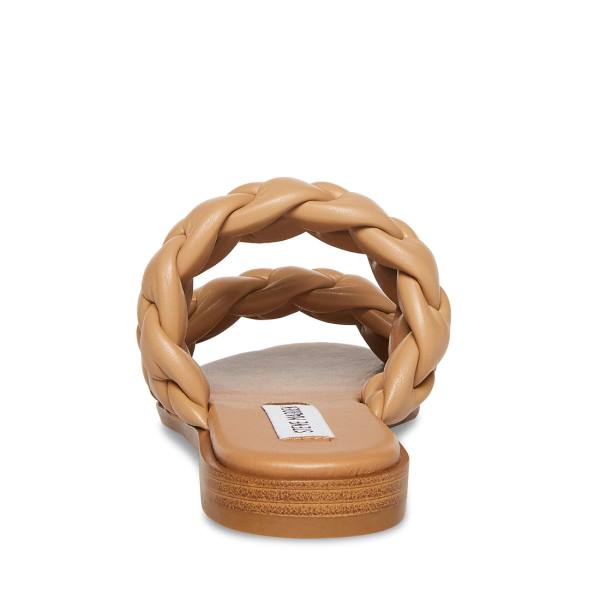Sandały Damskie Steve Madden Zeren Tan Brązowe | SM-408AE