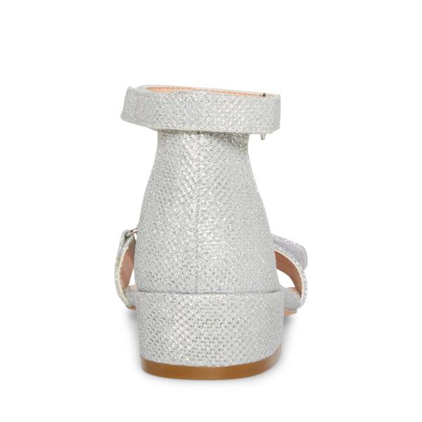Sandały Dziecięce Steve Madden Airenne Srebrne | SM-947BJ