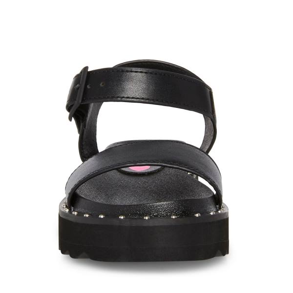 Sandały Dziecięce Steve Madden Jdariaa Czarne | SM-027RZ
