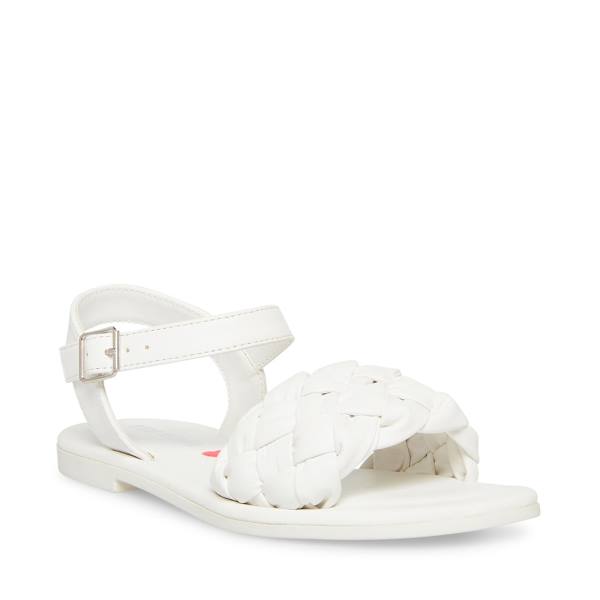 Sandały Dziecięce Steve Madden Jkarina Białe | SM-410GL