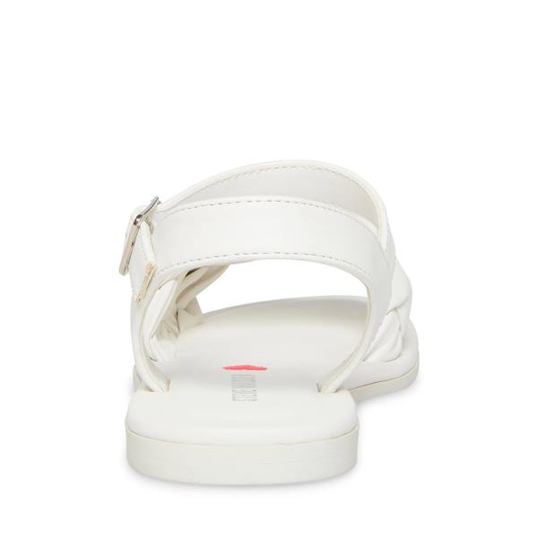 Sandały Dziecięce Steve Madden Jkarina Białe | SM-410GL