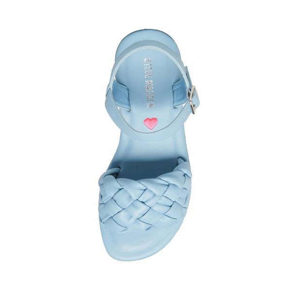 Sandały Dziecięce Steve Madden Jkarina Niebieskie | SM-695WE