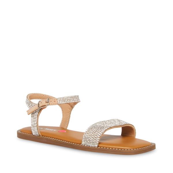 Sandały Dziecięce Steve Madden Jnishar Srebrne | SM-815PJ