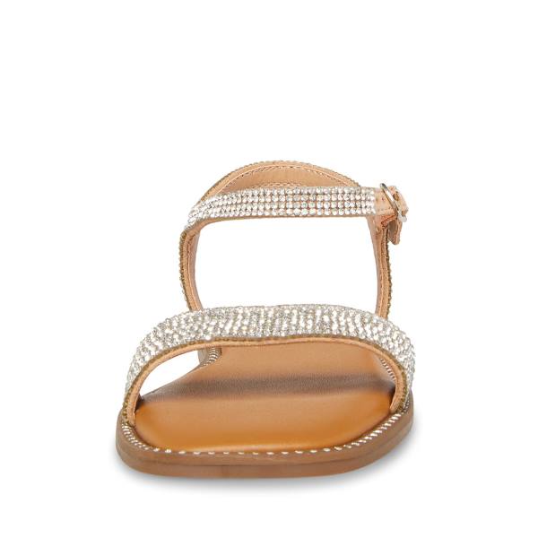 Sandały Dziecięce Steve Madden Jnishar Srebrne | SM-815PJ