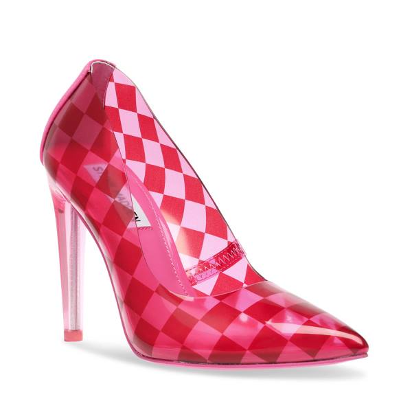 Szpilki Damskie Steve Madden Atlanta Heel Różowe Kolorowe | SM-625EI