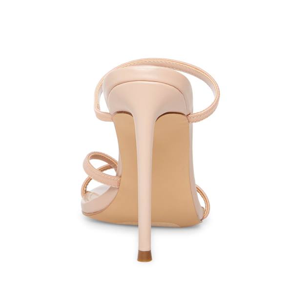 Szpilki Damskie Steve Madden Bellezza Tan Heel Beżowe | SM-857KW