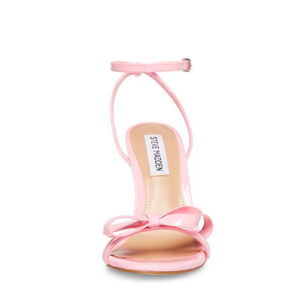 Szpilki Damskie Steve Madden Bradshaw Lakierowana Heel Różowe | SM-961YA