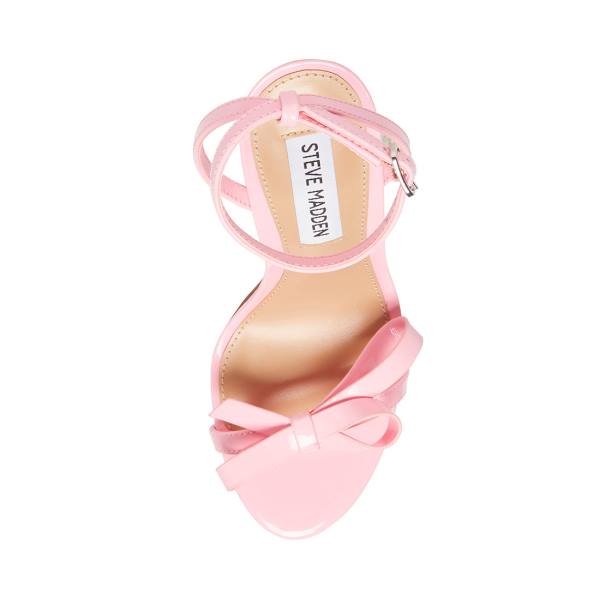 Szpilki Damskie Steve Madden Bradshaw Lakierowana Heel Różowe | SM-961YA