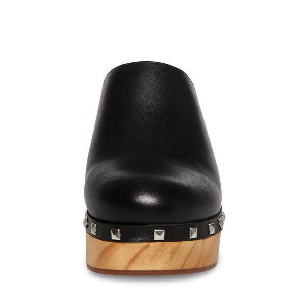 Szpilki Damskie Steve Madden Bushwick Skórzane Heel Czarne | SM-587OE