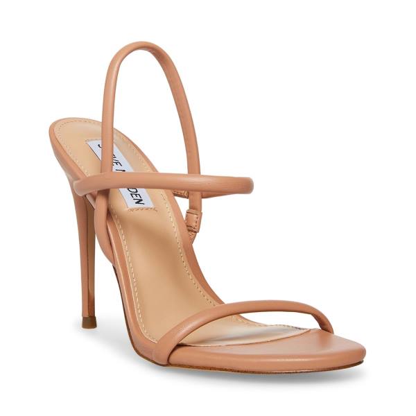 Szpilki Damskie Steve Madden Carolena Tan Heel Brązowe | SM-213PW