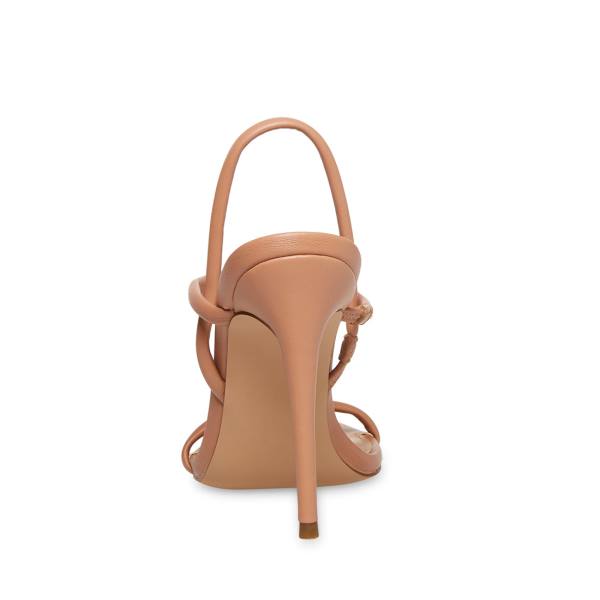 Szpilki Damskie Steve Madden Carolena Tan Heel Brązowe | SM-213PW