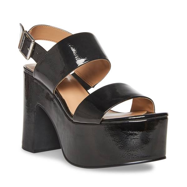 Szpilki Damskie Steve Madden Dafne Lakierowana Heel Czarne | SM-237HN