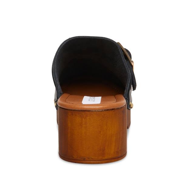 Szpilki Damskie Steve Madden Dana Skórzane Heel Czarne | SM-850LK