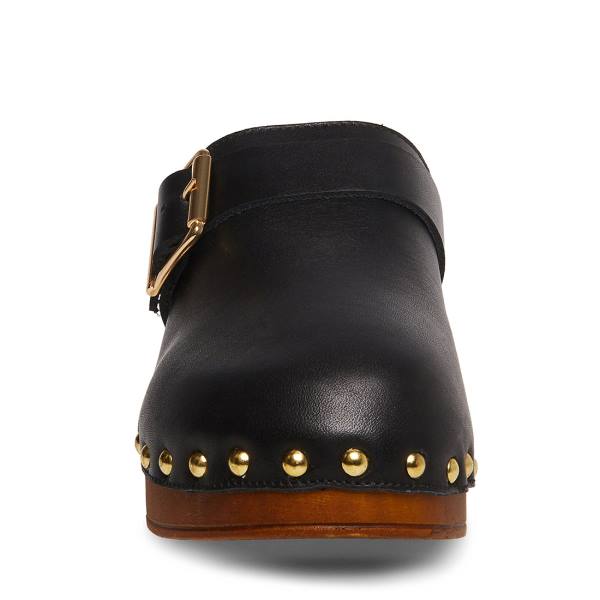 Szpilki Damskie Steve Madden Dana Skórzane Heel Czarne | SM-850LK