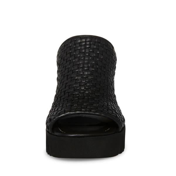 Szpilki Damskie Steve Madden Fayth Skórzane Heel Czarne | SM-135IX