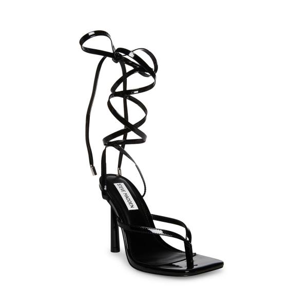 Szpilki Damskie Steve Madden Fernanda Lakierowana Heel Czarne | SM-754NA