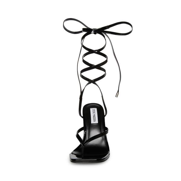 Szpilki Damskie Steve Madden Fernanda Lakierowana Heel Czarne | SM-754NA