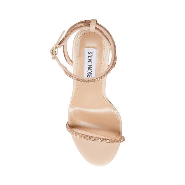Szpilki Damskie Steve Madden Festive Blush Heel Różowe | SM-931VQ