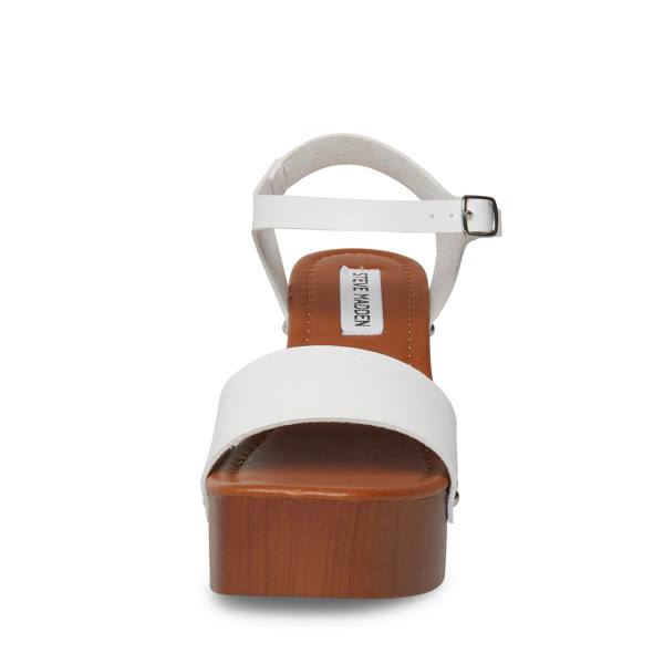 Szpilki Damskie Steve Madden Ivy Heel Białe | SM-418CQ
