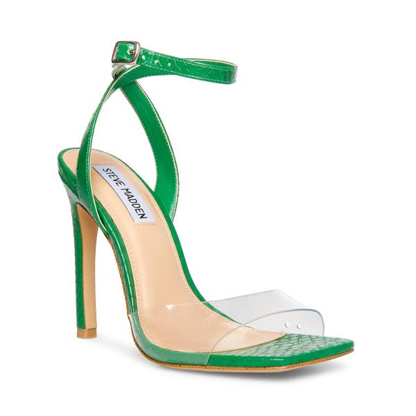 Szpilki Damskie Steve Madden Jessenia Heel Zielone | SM-897VN
