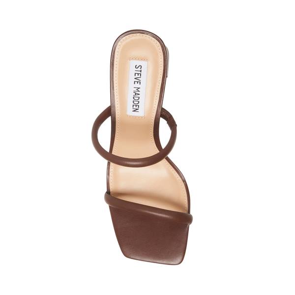 Szpilki Damskie Steve Madden Lilah Heel Brązowe | SM-532NL