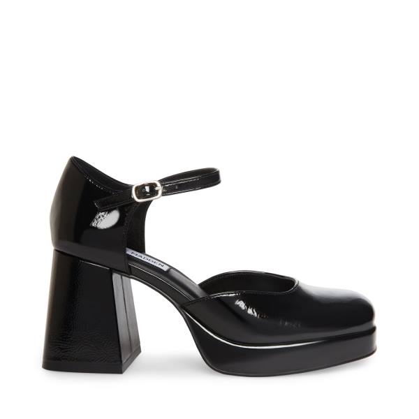 Szpilki Damskie Steve Madden Mimi Lakierowana Heel Czarne | SM-531ZC