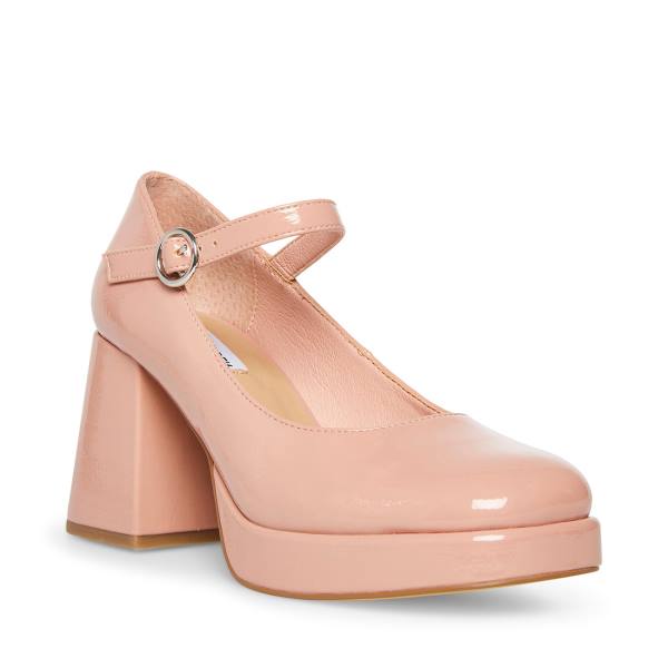 Szpilki Damskie Steve Madden Mingle Lakierowana Heel Różowe | SM-754LR