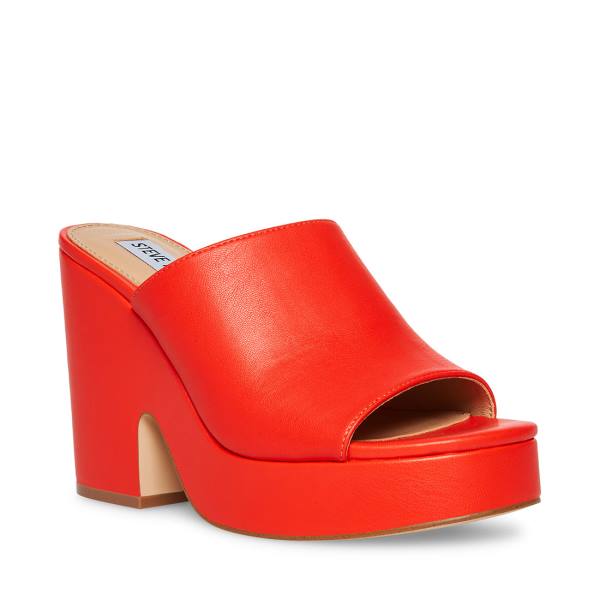 Szpilki Damskie Steve Madden Sally Heel Czerwone | SM-704WT