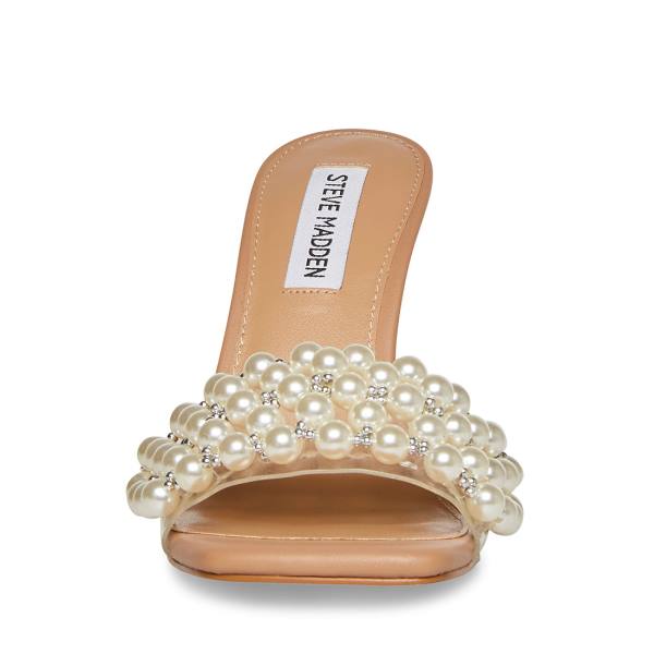 Szpilki Damskie Steve Madden Sift Natural Heel Beżowe | SM-241WT