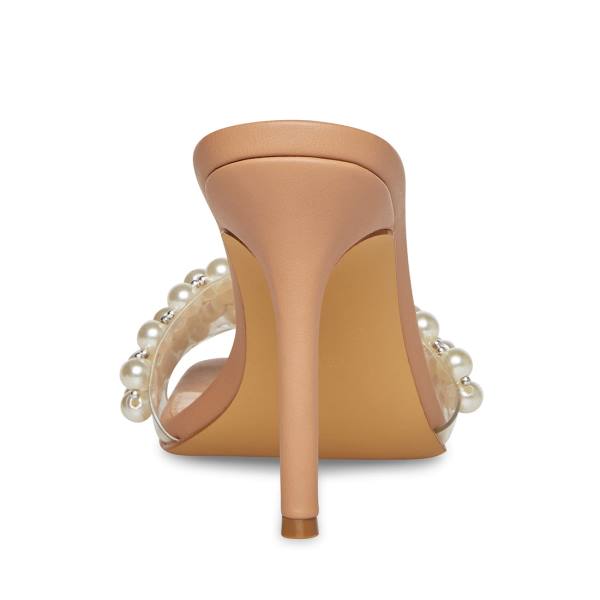 Szpilki Damskie Steve Madden Sift Natural Heel Beżowe | SM-241WT