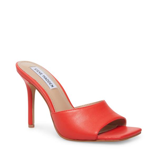 Szpilki Damskie Steve Madden Signal Heel Czerwone | SM-572FO