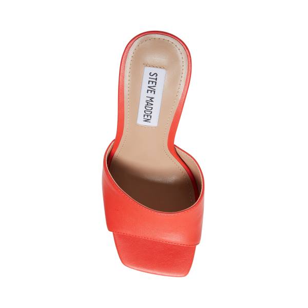 Szpilki Damskie Steve Madden Signal Heel Czerwone | SM-572FO