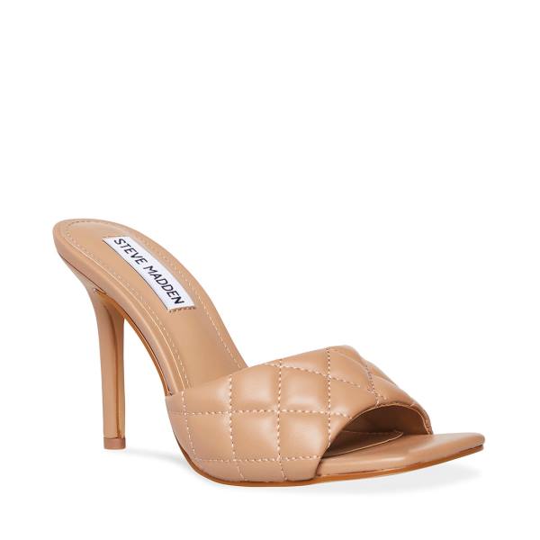 Szpilki Damskie Steve Madden Signify Natural Heel Beżowe | SM-394YR