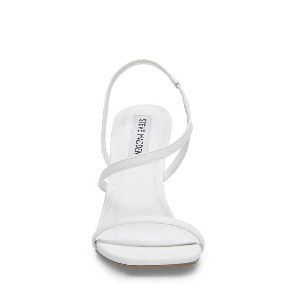 Szpilki Damskie Steve Madden Structure Heel Białe | SM-412WN